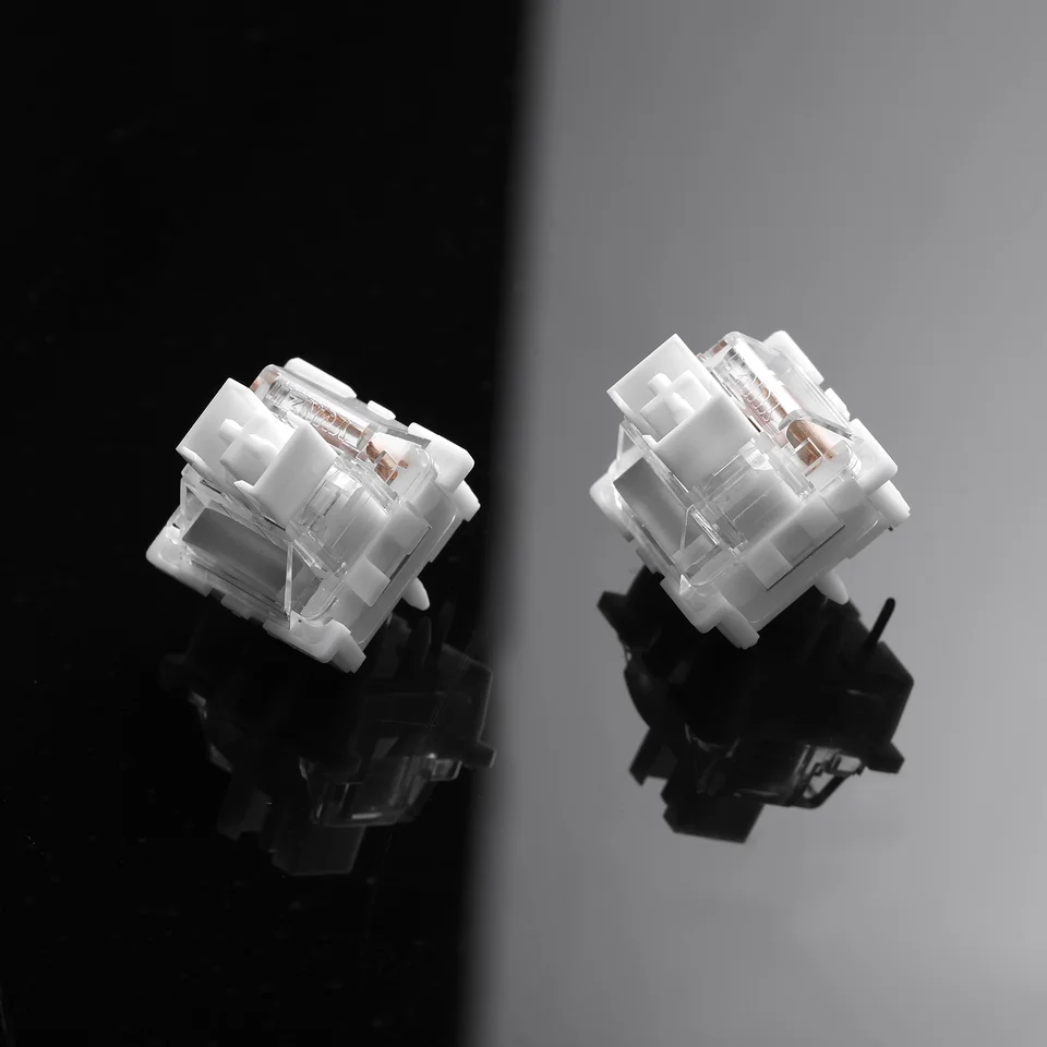Yunzii-milk v2リニアスイッチ、LEDディフューザー付き、事前に潤滑