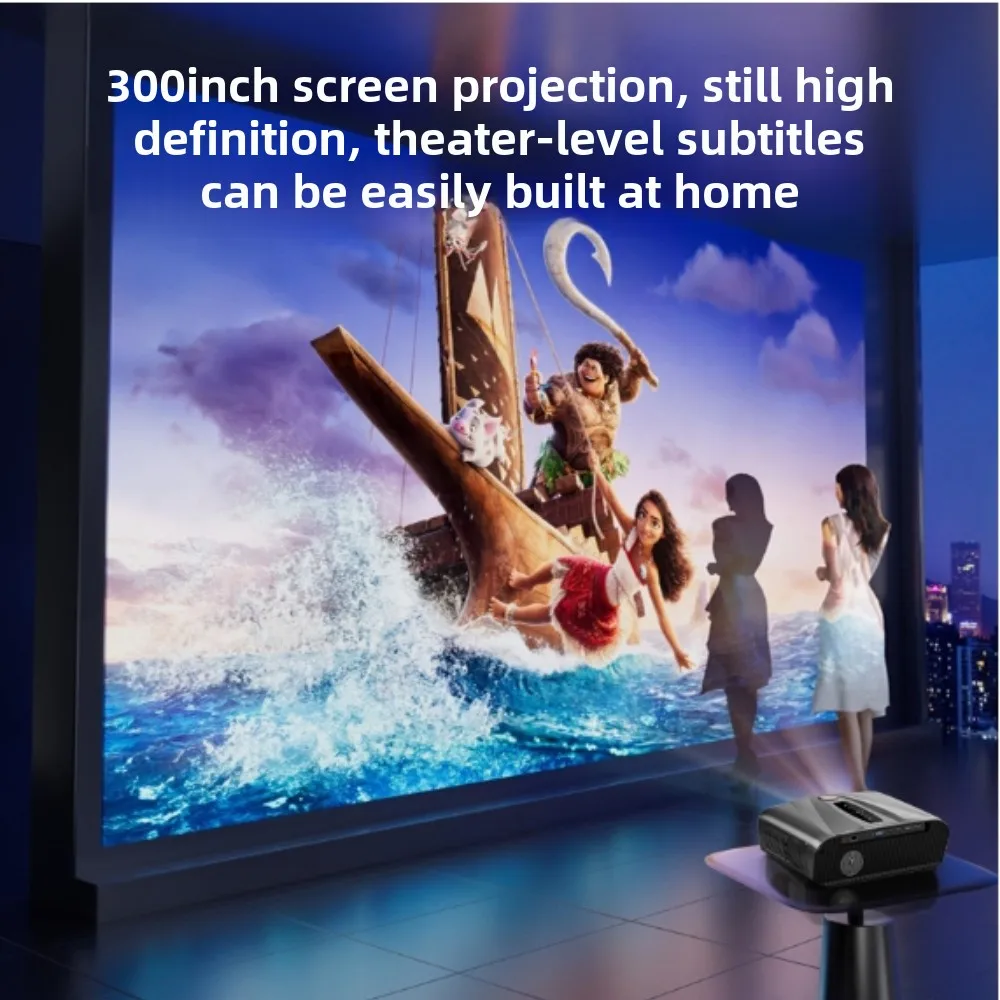 Home Projector 4K HD Home Cinema Living Room Direct Projection Bedroom Wall Projection Daytime Ultra HD Large Screen