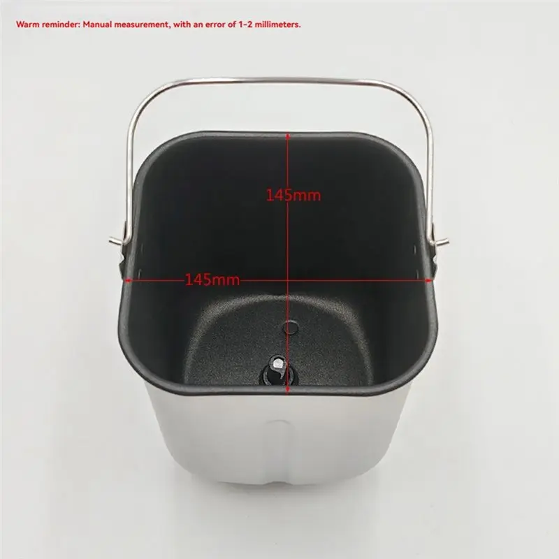 【FAVORITE】Bread Machine Replacement Parts Household Non-Stick Coating Bucket& Mixing Blade Baking Bucket Bread Machine Accessori