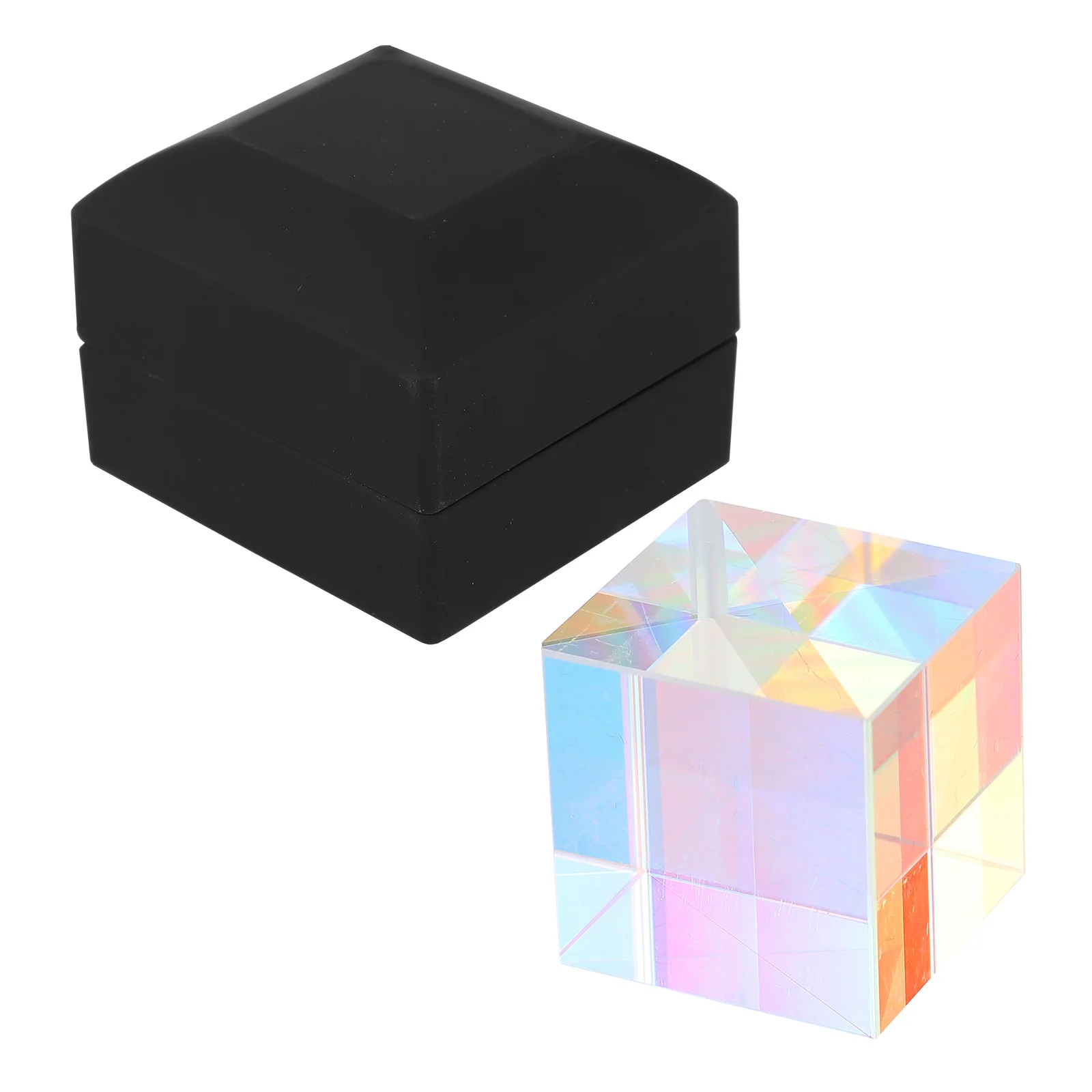 

Optical Prism Decorations Suncatcher Square Crystals Cube Glass Ornaments Light