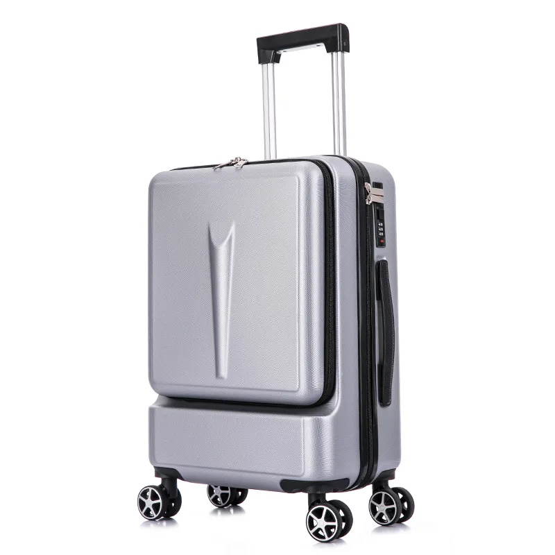 New Style Fashionable Customized Trolley Luggage Bag Making Materials PC Travelling Modern Luggage Sets