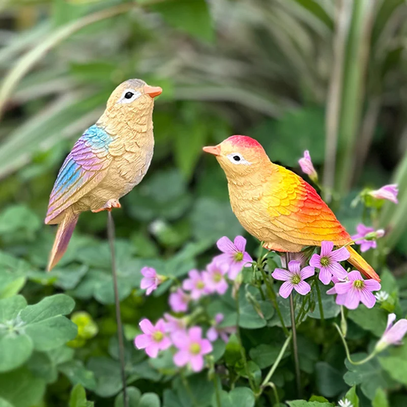 

Figurines Bird Accessories Garden Decor Chinese Creative Garden Accessories Luxury Esculturas Y Figuritas Decorative Statues
