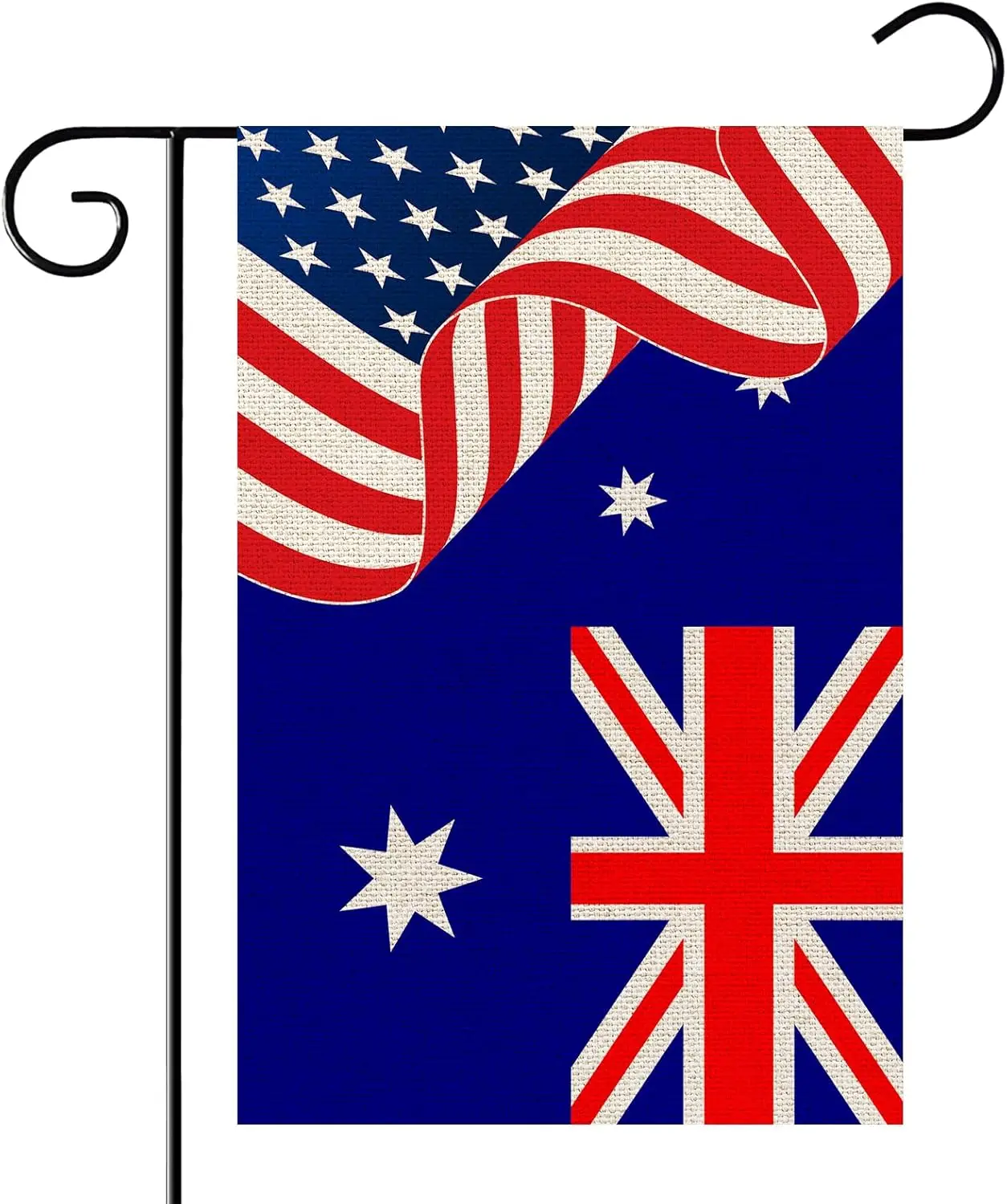 WeBenison America Australia Garden Flag/America & Australia Yard House Lawn Sign/National Flag Door Yard Lawn Sign Decor/Nat