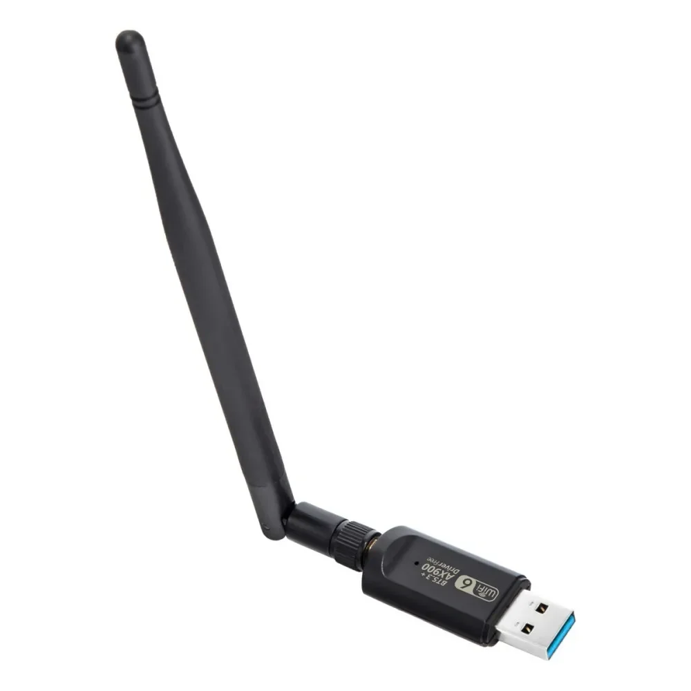 USB 와이파이 어댑터 듀얼 밴드 블루투스 5.3 6 동글, 무선 와이파이 리시버, PC 및 노트북 드라이버 무료, Win10/11 AX900, 2 in 1