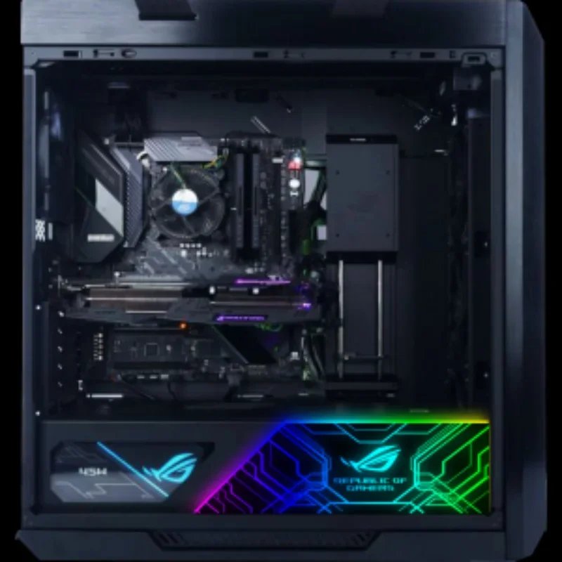 ROG GX601 Case RGB Lighting Panel Customizable Strix Helios PSU GPU Bracket ARGB Light Board MOD PC Gamer Plate AURA SYNC