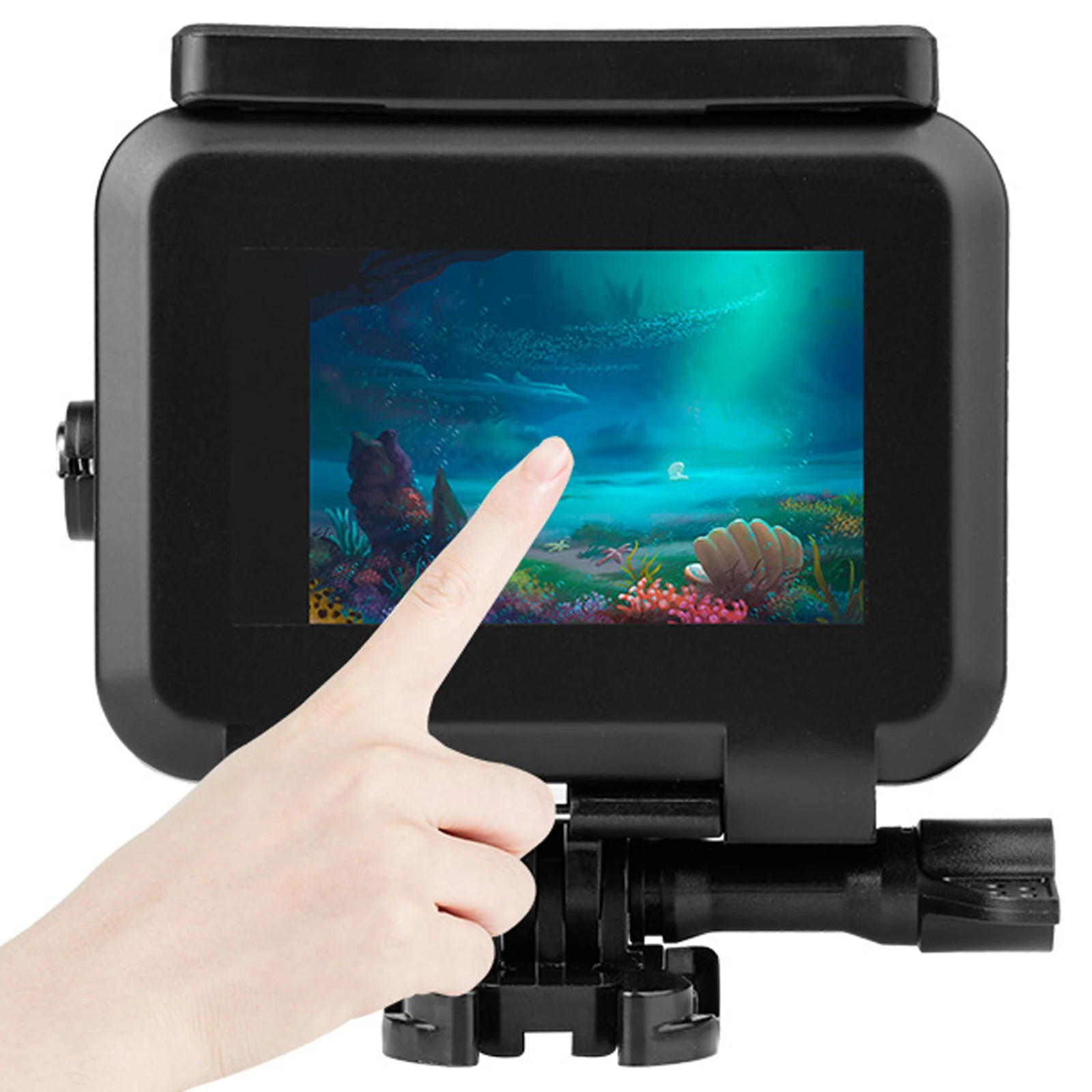 50M Waterproof Housing Shell Underwater Protective Dive Case Cover with Mount Buckle for GoPro Hero 13 12 11 10 9