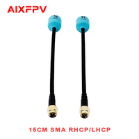 2PCS Foxeer 15cm SMA FPV Antenna 5.8G 2.6Dbi Lollipop 4 Plus 4+ RHCP / LHCP For RC FPV Racing Drone