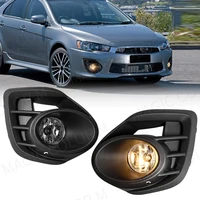 DLAA-faros antiniebla para coche Mitsubishi Lancer, luces de circulación diurna, faros de parachoques delantero DRL, cubiertas de luz diurna, cables, 2015, 2016, 2017