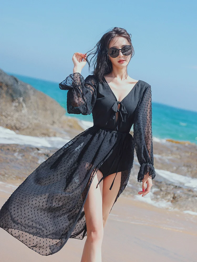 slimming-one-piece-swimsuit-women-long-sve-steel-support-deep-v-faion-hot-spring-bathing-suit-casual-color-swimwear