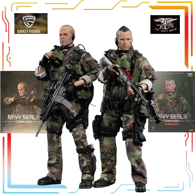CFTOYS Original 1/12 Finished Product Movable Exquisite Doll Series Seal Special Forces Anime Toys Model Festival Gift for Boys