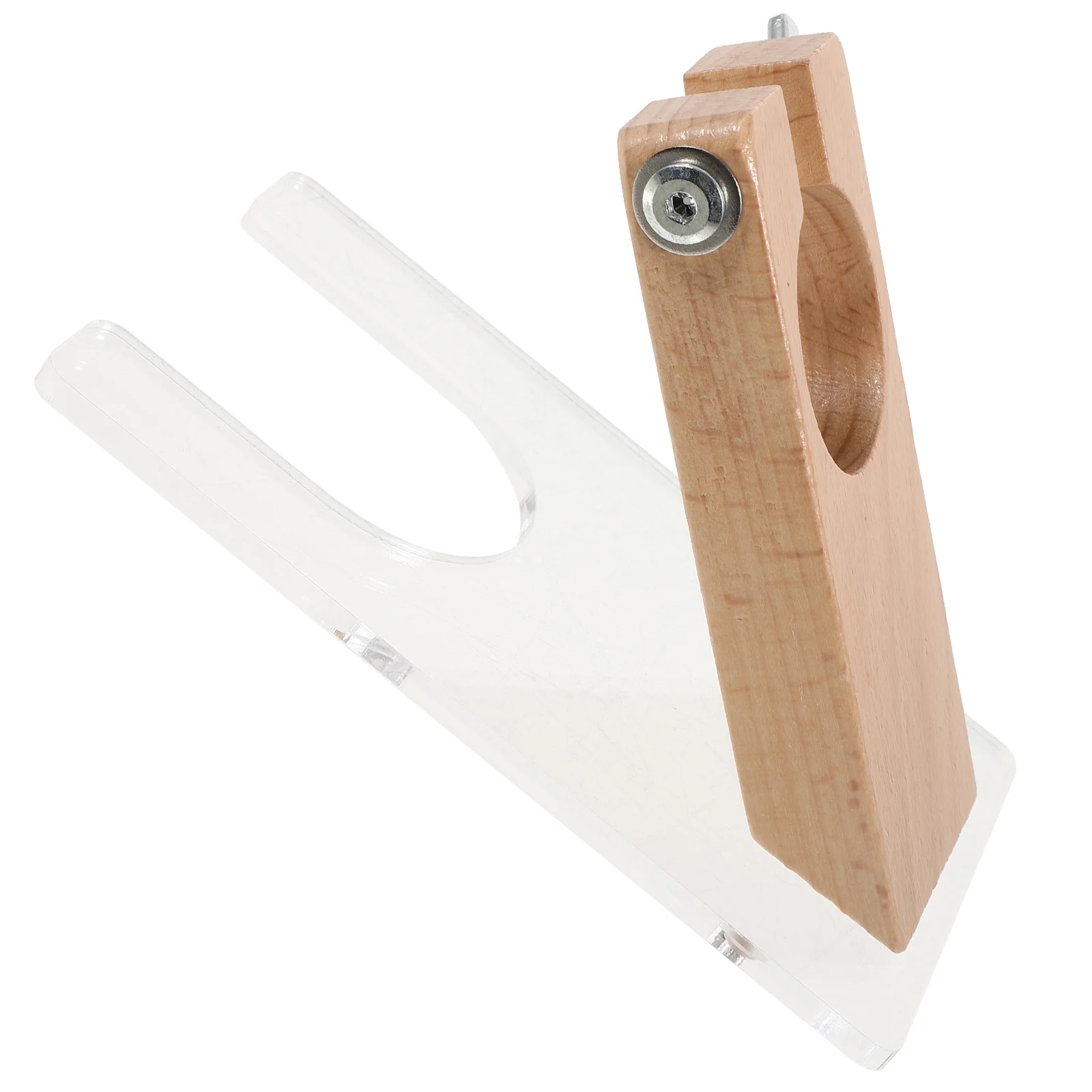 Carpet Trimmer Stand High Power Wooden Holder Base Tufting Carver Rug Making Kits Practical Shearing Guide Trimmer