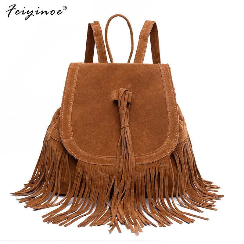 Bag 2024 New Foreign Trade in Europe and America Fringed Shoulder Bag  Fashion travel bag backpack casual backpack