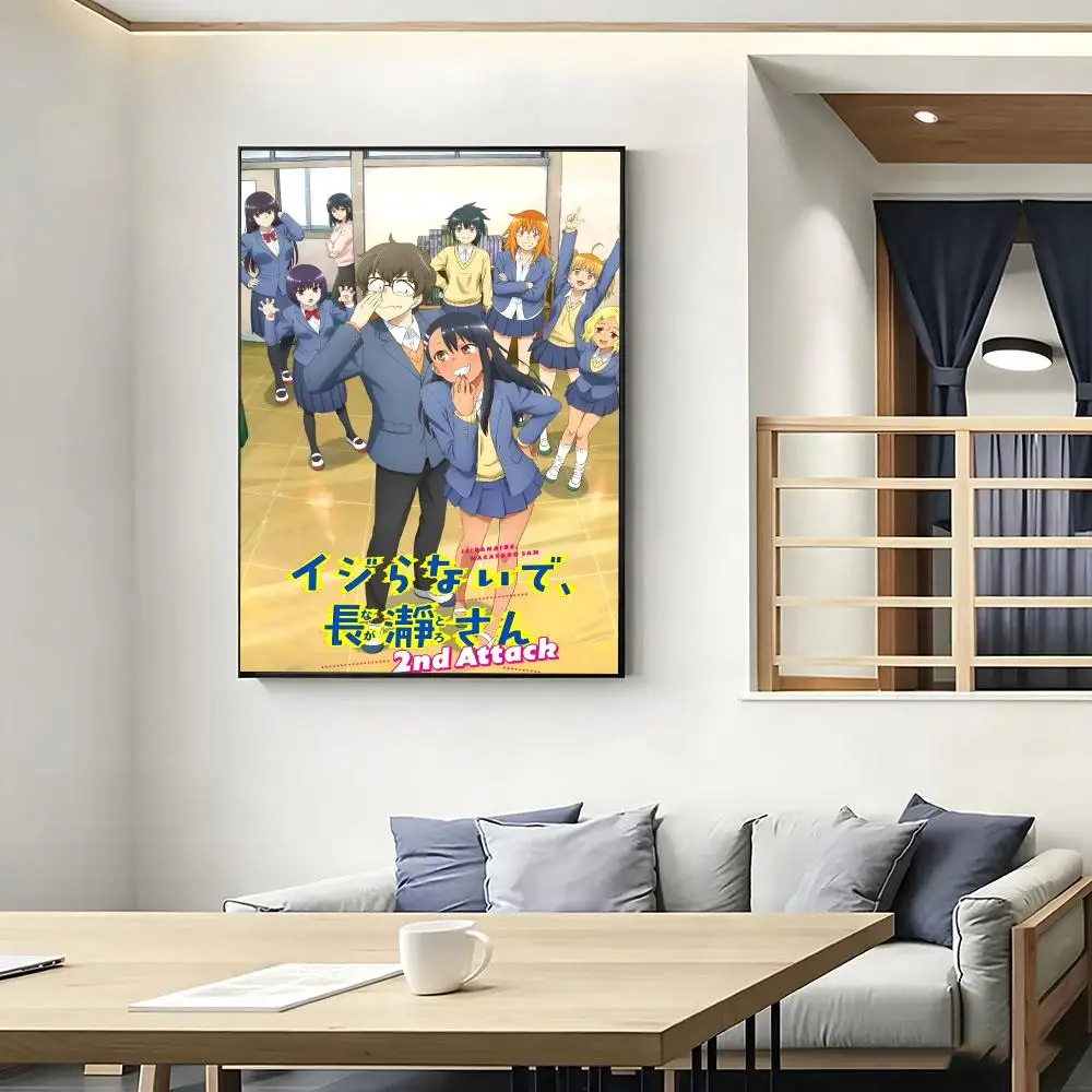 Rastar Don't Toy With Me, Miss-S Nagatoro Poster Poster HD Self Adhesive Waterproof Wall Art Ideal For Home Office Dorm Bedroom
