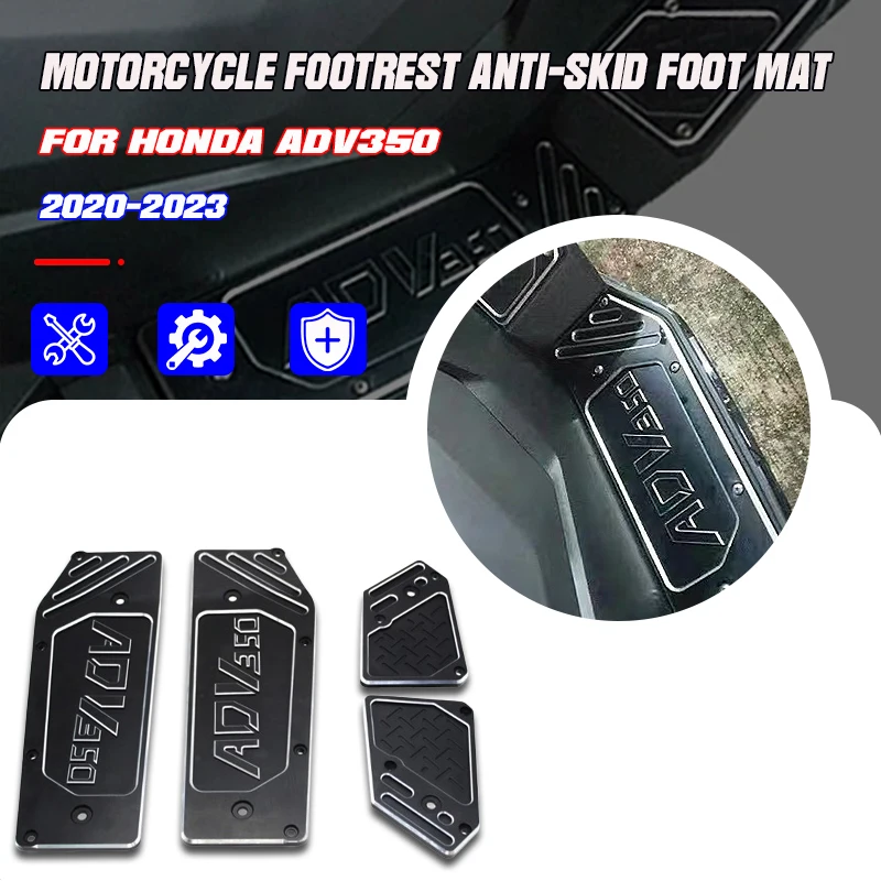 

For Honda ADV350 ADV 350 2020 2021 2022 2023 New Motorcycles Footrest Foot Pads Pedal Plate Pedal Pad Driver Foot Pedal aluminum