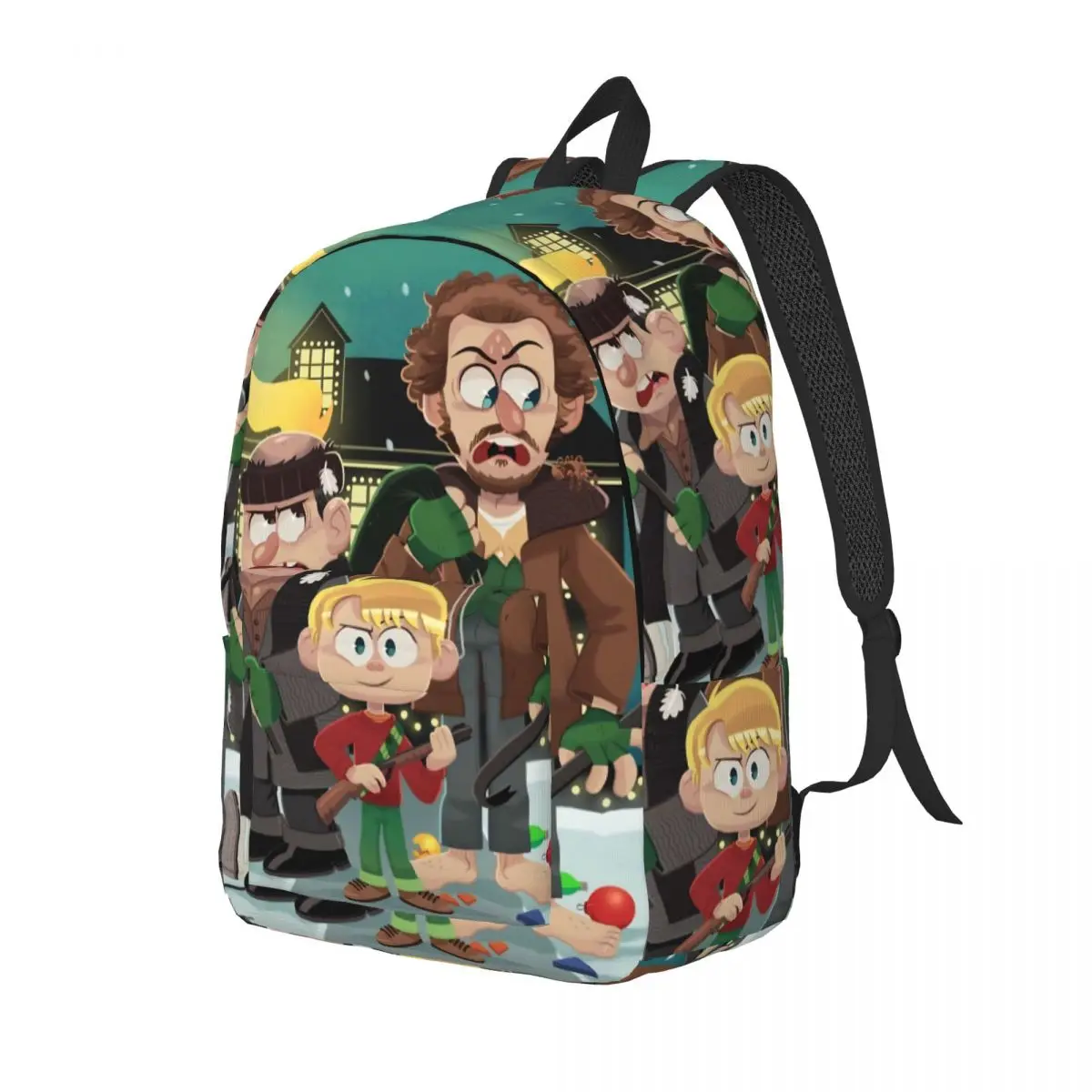 Home Alone Movie Kevin Comedy Backpack Sports Student Hiking Travel Cute Cartoon Daypack Men Women Laptop Computer Shoulder Bag