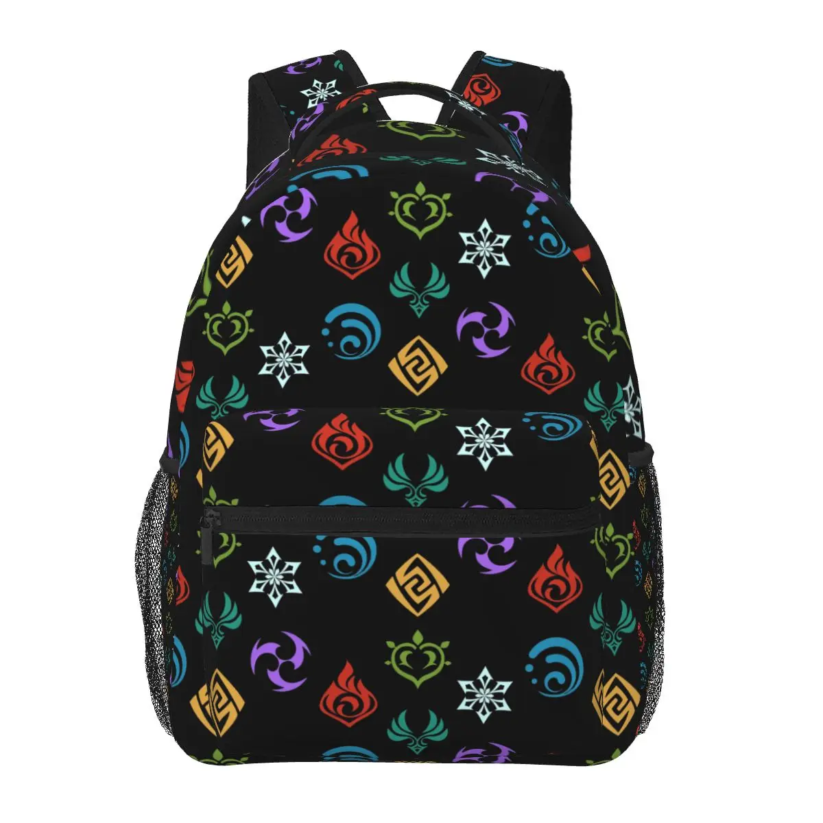 

Genshin Impact All Elements Backpack Hot Sale Daypack Large Capacity Kids BookBag School Bag Shoulder Bags for Men Women