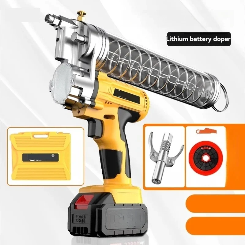 Car Lubricating Oil Car Maintenance Power Tool Electric Grease Gun Rechargeable Oil Injector Automatic Butter Machine