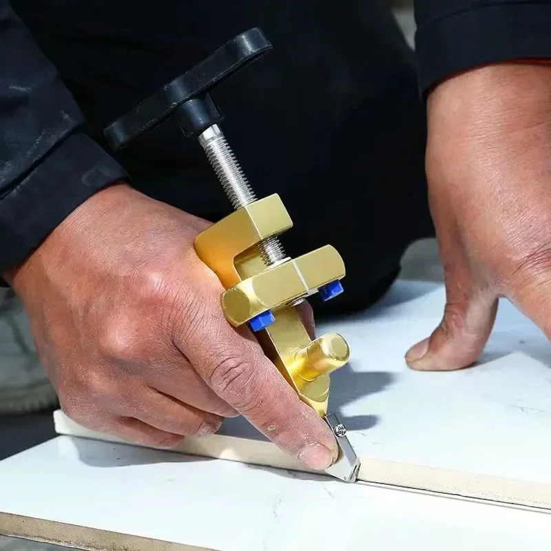 Набор ручных инструментов 2 в 1, керамический резак, нож для разбивания стеклянной плитки, керамический резак, нож для разбивания стеклянной плитки, стальные лезвия, конструкция