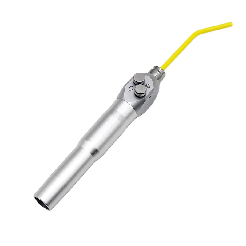 Lab Three Way Air Water Syringe with 2Pcs Metal Nozzles Tips Triple Spray s