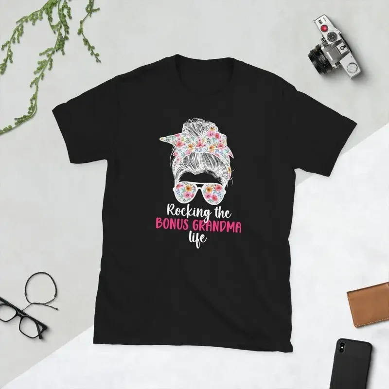 Funny Bonus Grandma Grandmother Step T Shirt
