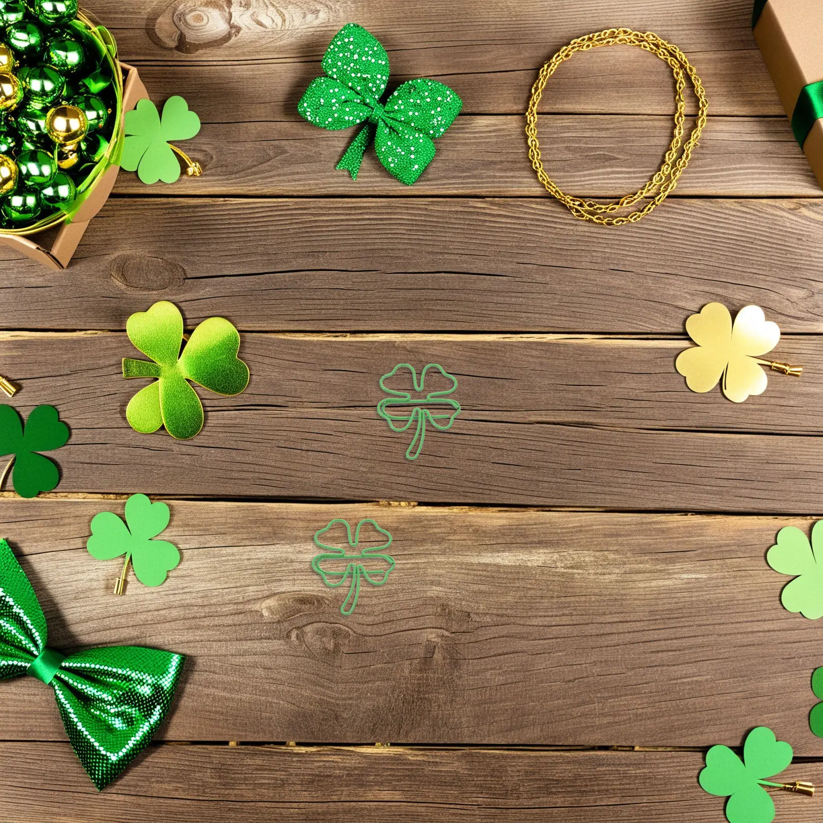 

80 шт. милых металлических зажимов-клеверов с четырьмя листьями для офиса, школы, организации документов, планировщиков, закладок, декоративные