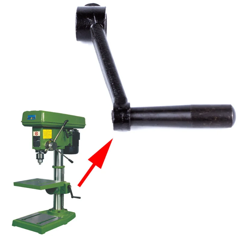Drill Press Tabela Manivela Handle Levante Menor 14 mm Diâmetro para Zq4113 Zq4116 Zq4119 Protable Acessórios 1x