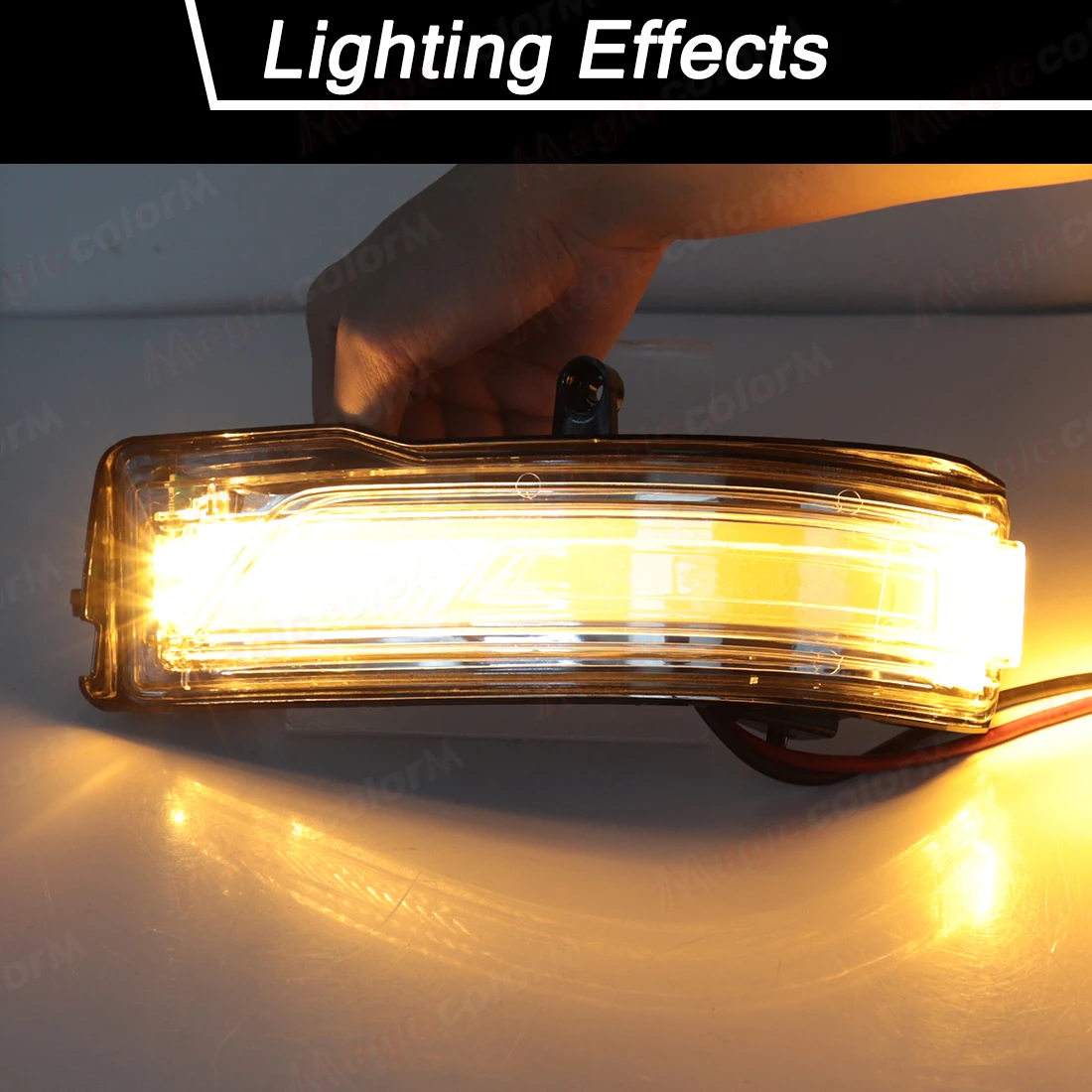LED Side Rearview Mirror Light For Dodge RAM 1500 2019 2020 2021 2022-2024 Blinker Indicator Turn Signal Lamps Parts 68402097AA