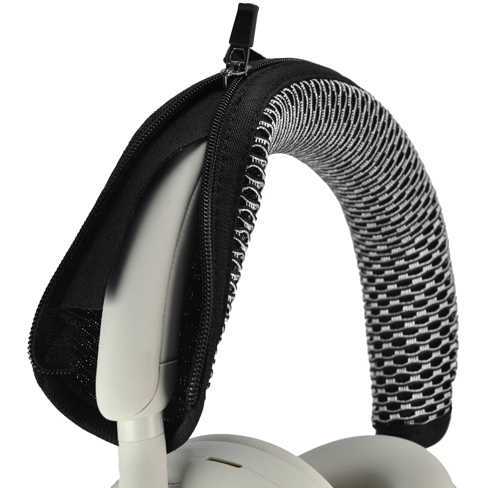 1Pc For Sony WH-1000XM5 Wireless Headphones Headband Cover Zipper Cushion Protective Dust Proof Headset Headband Cushion Cover