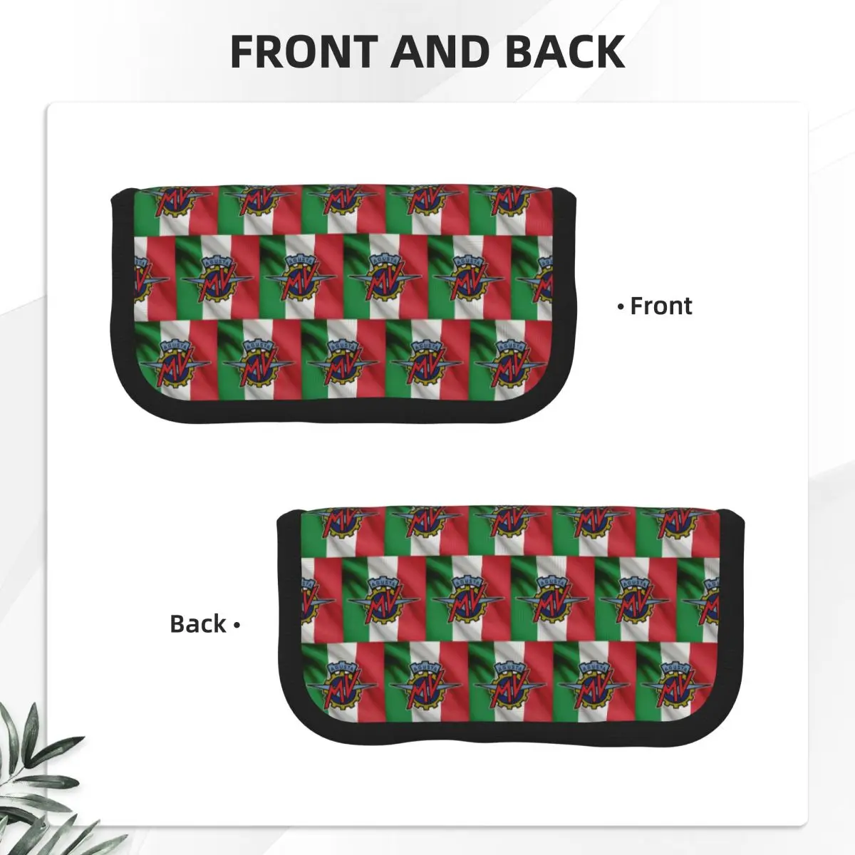 Motorcycle Doormat MV Agusta Pencil Cases for Students School Pen Box Pencil Bag Pencil Pouch Storage Stationery Supplies