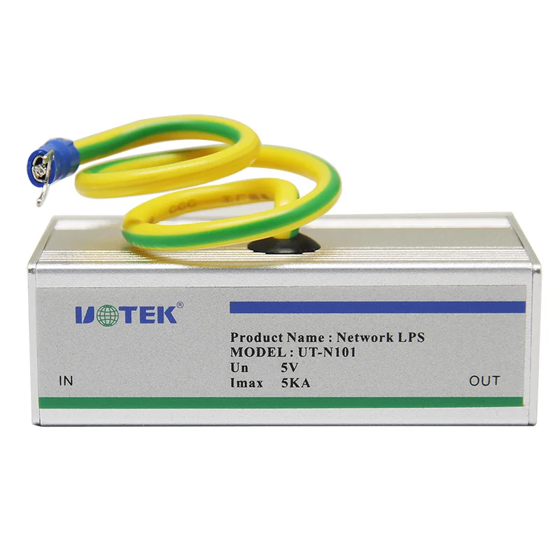 UOTEK Network Light-ning Isolator High Transmission Rate and Fast Response Time Network LPS UT-N101