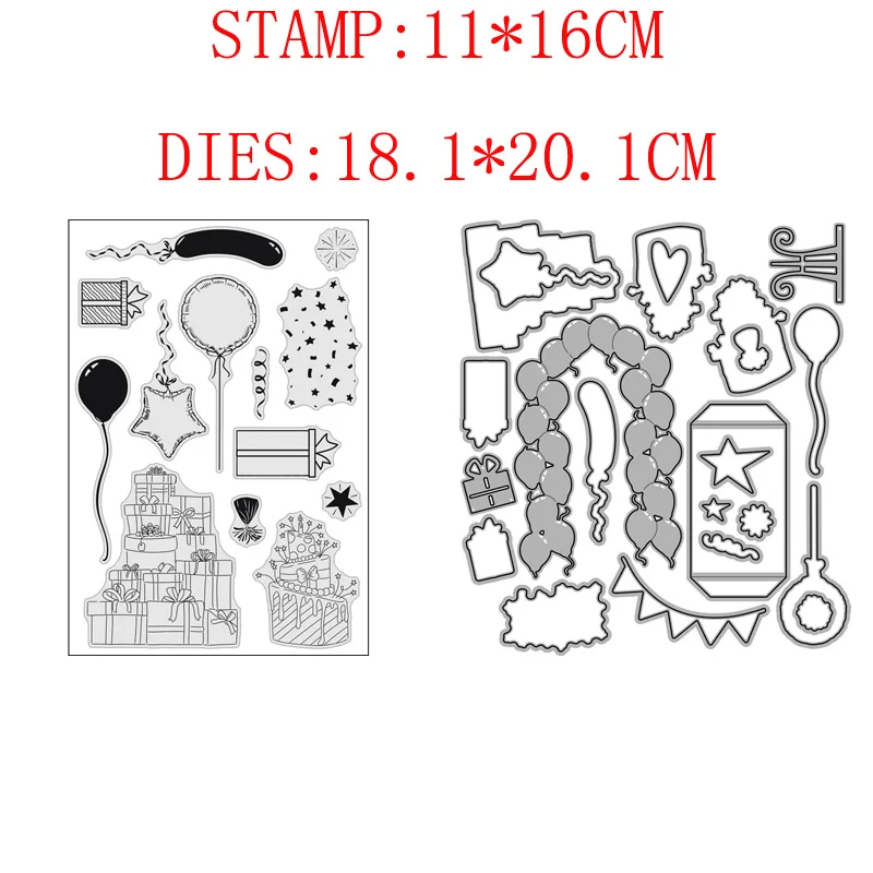 AliliArts Celebrate Your Day Metal Cutting Dies and stamp Scrapbook paper craft knife mould blade punch stencils dies 2022