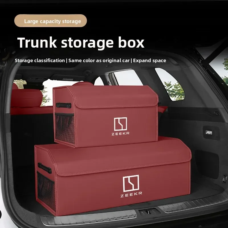 Suitable for ZEEKR 007gt 7X 001 Zeekr 009 mix zeekr 9x car trunk storage box folding storage box large capacity storage box