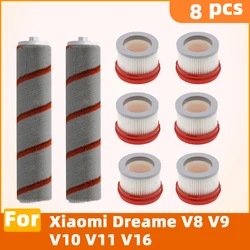Replacement For Xiaomi Dreame V8 V9 V9B V9D V9P XR V10 V11 V16 Spare Parts Accessories Roller Brush Hepa Filter