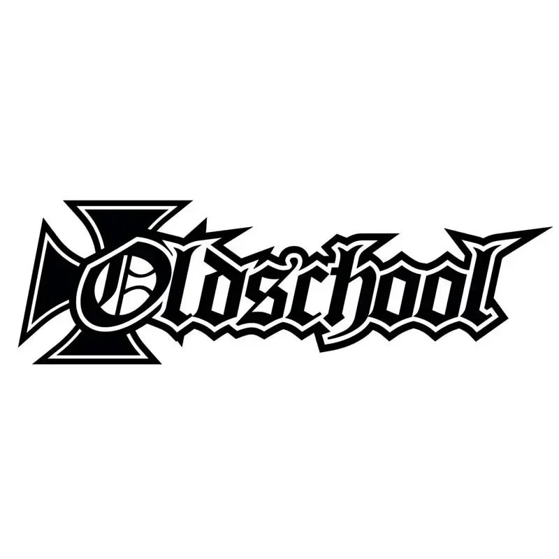 

Classic Old School Pattern Car Decals Products Accessories Exterior Parts Rear Windshield Trunk Stickers Scratches Decals