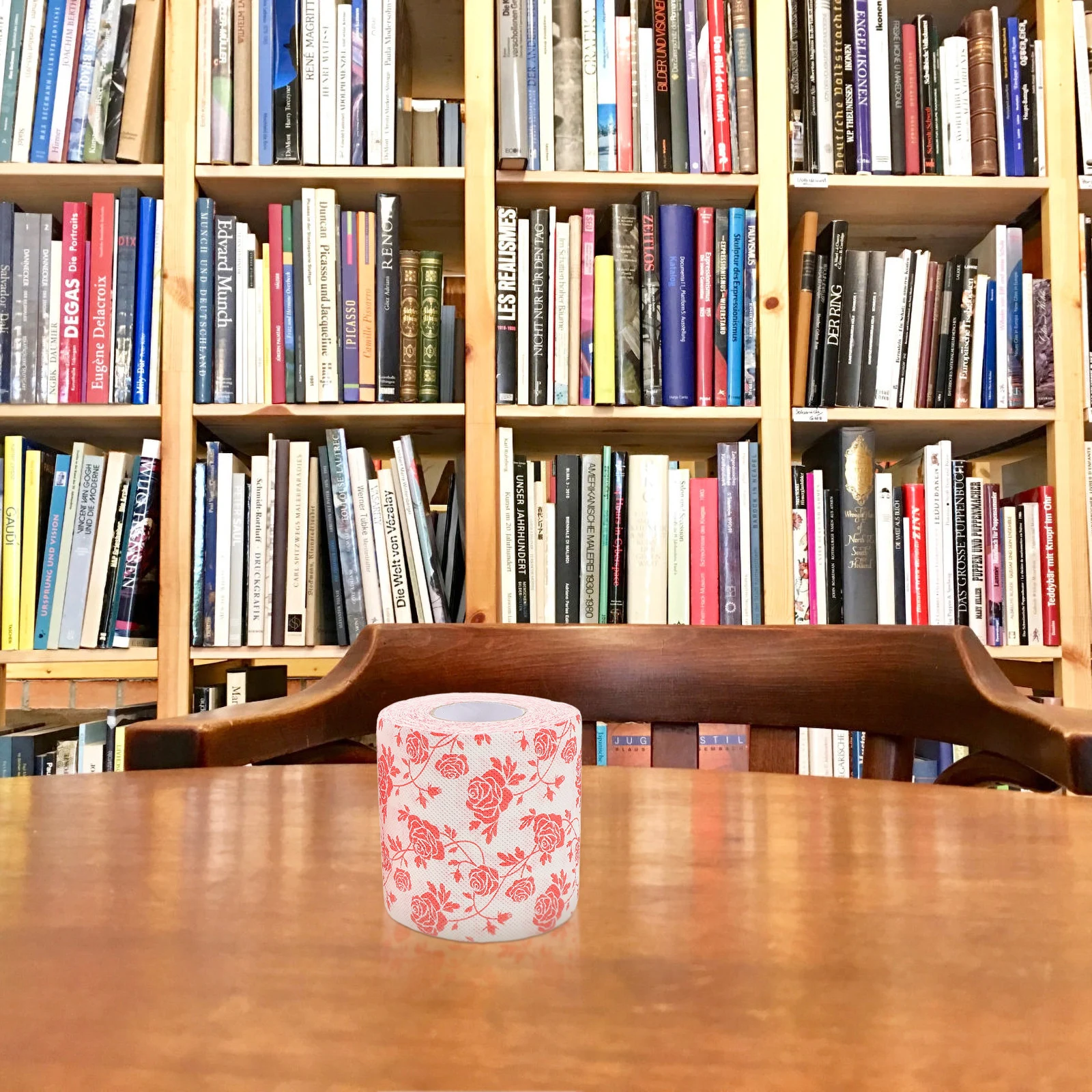 

2pcs Rose Tissue Bathroom Cleaning Decorative Colorful Flower Print Toilet Paper Thick Absorbent Soft Durable Rolls Holiday