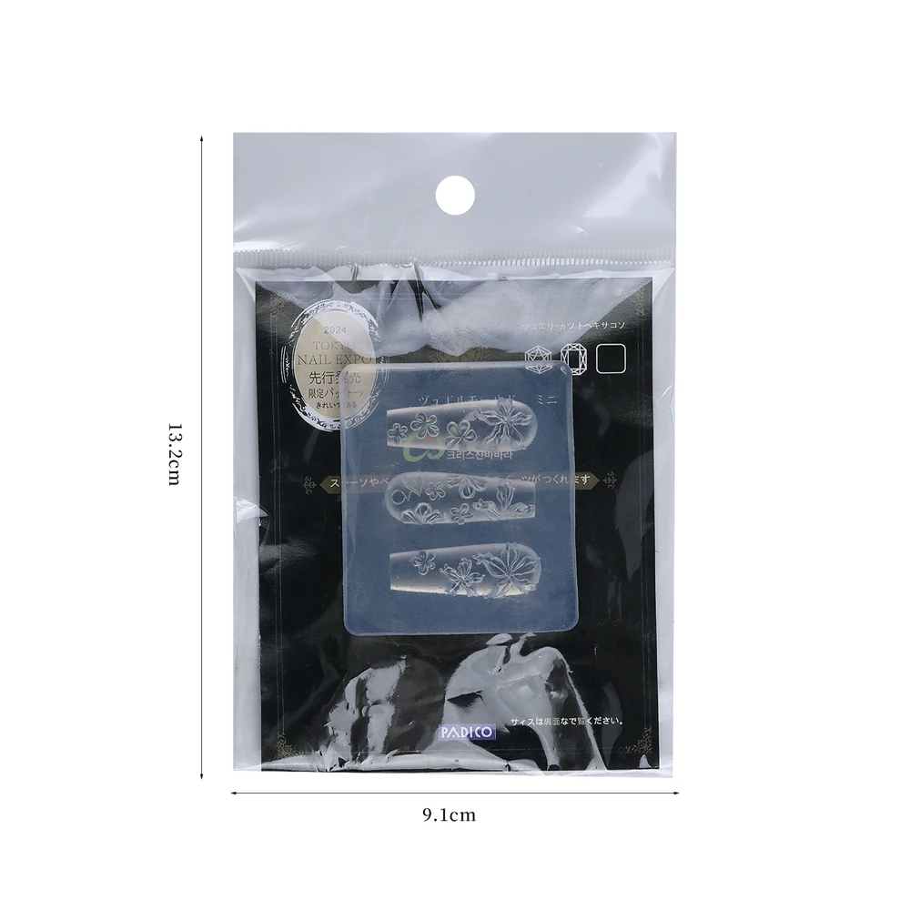 Nagelvorm Siliconen Bloem 3D Nail Art Decoraties Accessoires Nagelvormen Stempel Siliconen Stempelplaten Mal voor Nagels Bloem