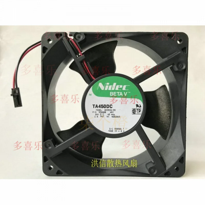 

ZMZM 12038 TA450DC B33534-55 DC24V 0,45A 12CM 2-проводной инверторный охлаждающий вентилятор # В1