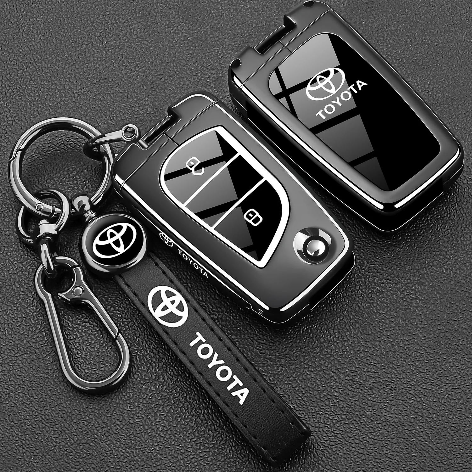 مفتاح السيارة الغطاء الواقي حافظة مفتاح بعيد لتويوتا يارس Rav4 هايلاندر أوريس أفينسيس Aygo سليل TC IM 2015 2016
