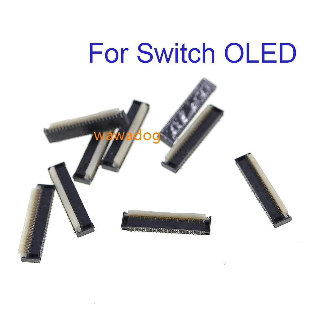 

20pcs For Nintendo NS Switch Lite OLED Motherboard LCD Display Screen Flex Cable Clip Ribbon Connector Socket