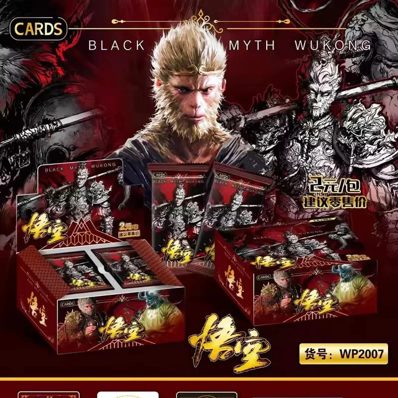 New Black Myth Wukong Card Sun Wukong Tiger Pioneer Beauty Snake Akiri Monkey Black Bear Monster Game Role Collection Cards Toy