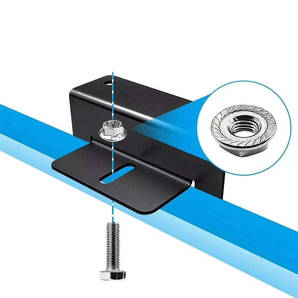 مجموعة لوحة طاقة شمسية Z قوس جبل خفيفة الوزن بأكسيد الألومنيوم تصاعد بين قوسين للمقطورات المنازل المتنقلة سقف الملحقات