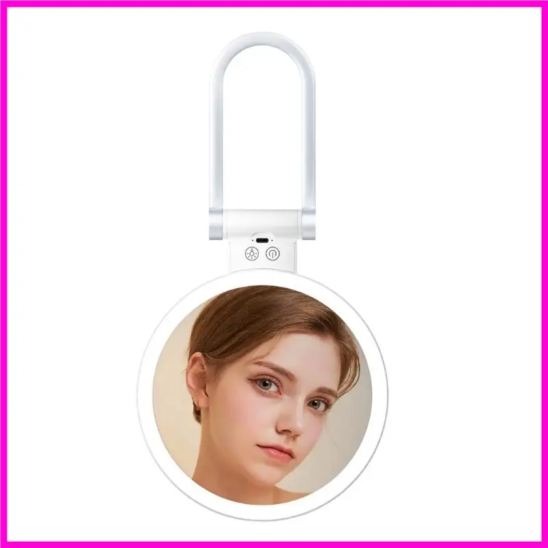 

57BE Double Sided Makeup Mirror Desktop Makeup Mirror with Magnification and Light