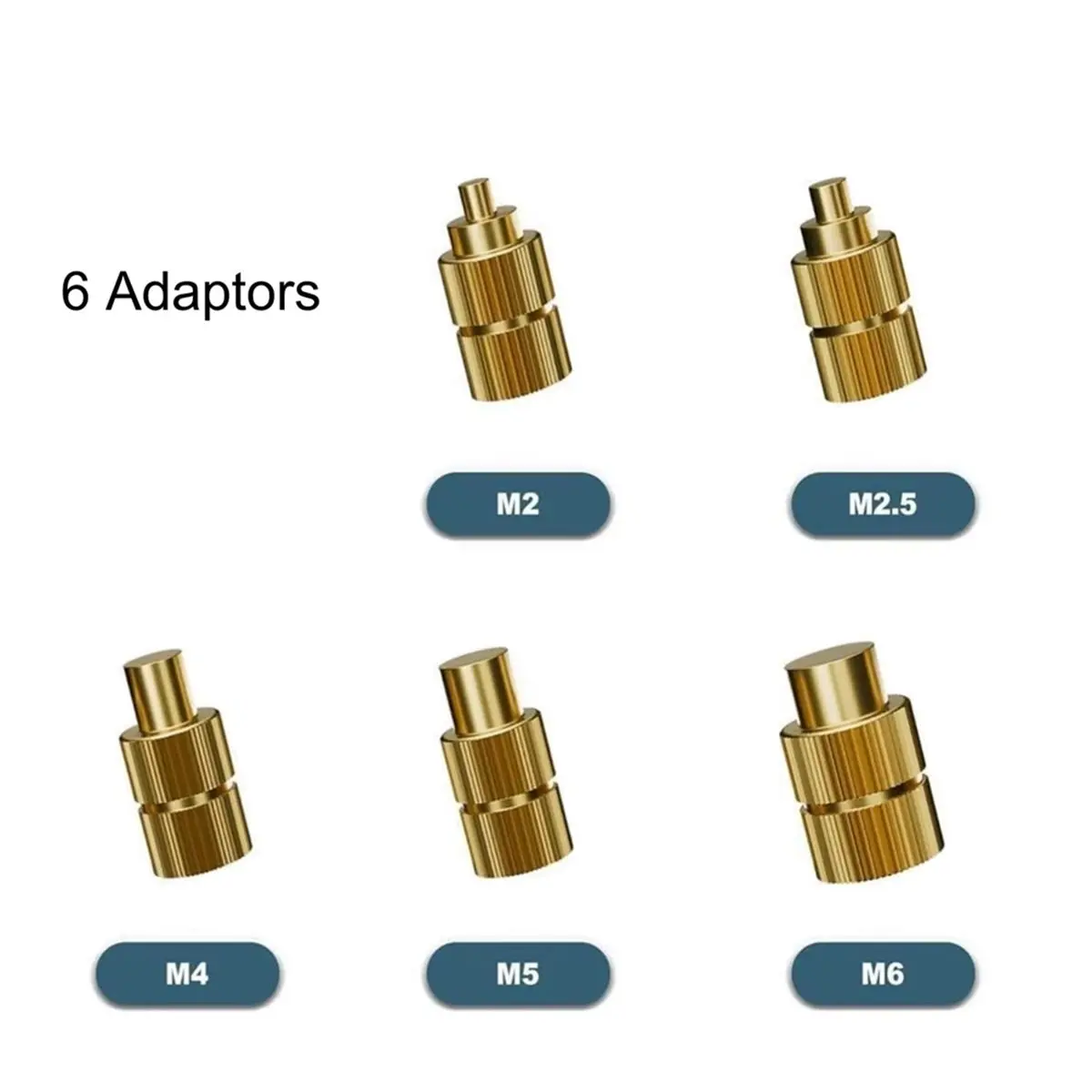 2026 New T12 Soldering Iron Tips Heat Insert Nut Soldering Tip for Hot Melt Embedded Nuts M2-M6 Insertion Kit Indenter Adaptors
