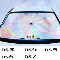New model suitable for DS car laser sunshade DS3 DS4 DS5 DS6 DS7 DS9 car front heat insulation sunshade auto accessories