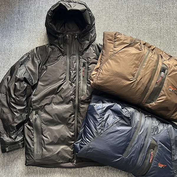 

Aurora Outdoor Lightweight Waterproof High Loosen Hooded Warm down Jaet MENS Brand Polyester Fiber White Du down