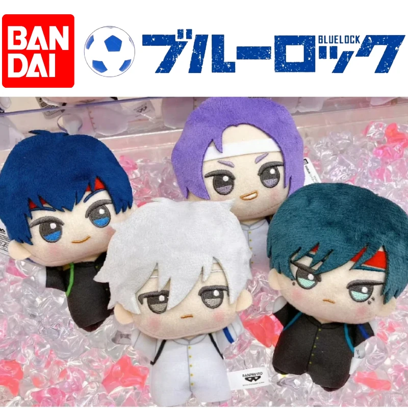

Новая горячая распродажа, 10 см, натуральная Bandai BLUE LOCK, красная и белая поддержка, показ дуэль! Плюшевая кукла в подарок Исаги Микаге Наги Иотоши Подарочная игрушка