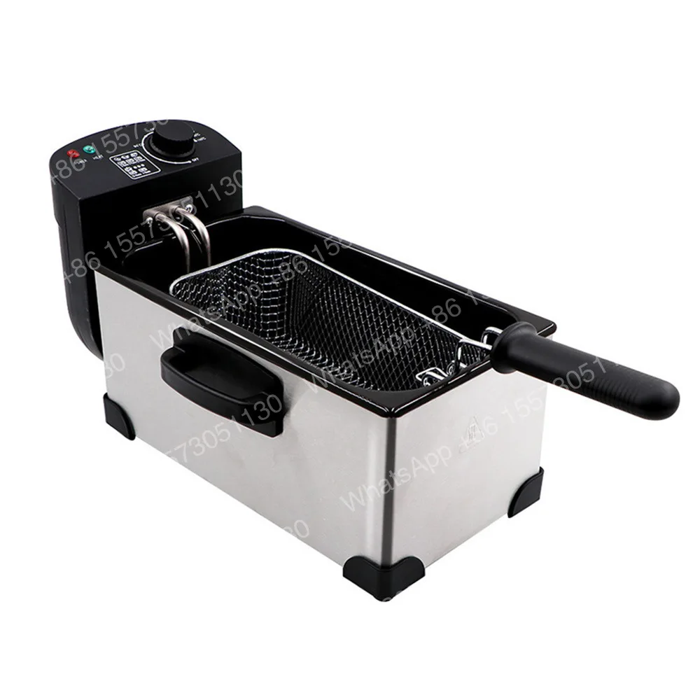 110V US Standard Household Fryer, French Fries Chicken Chop Electric Fryer, Fryer Fries Machine Electric Stove Deep Fryer