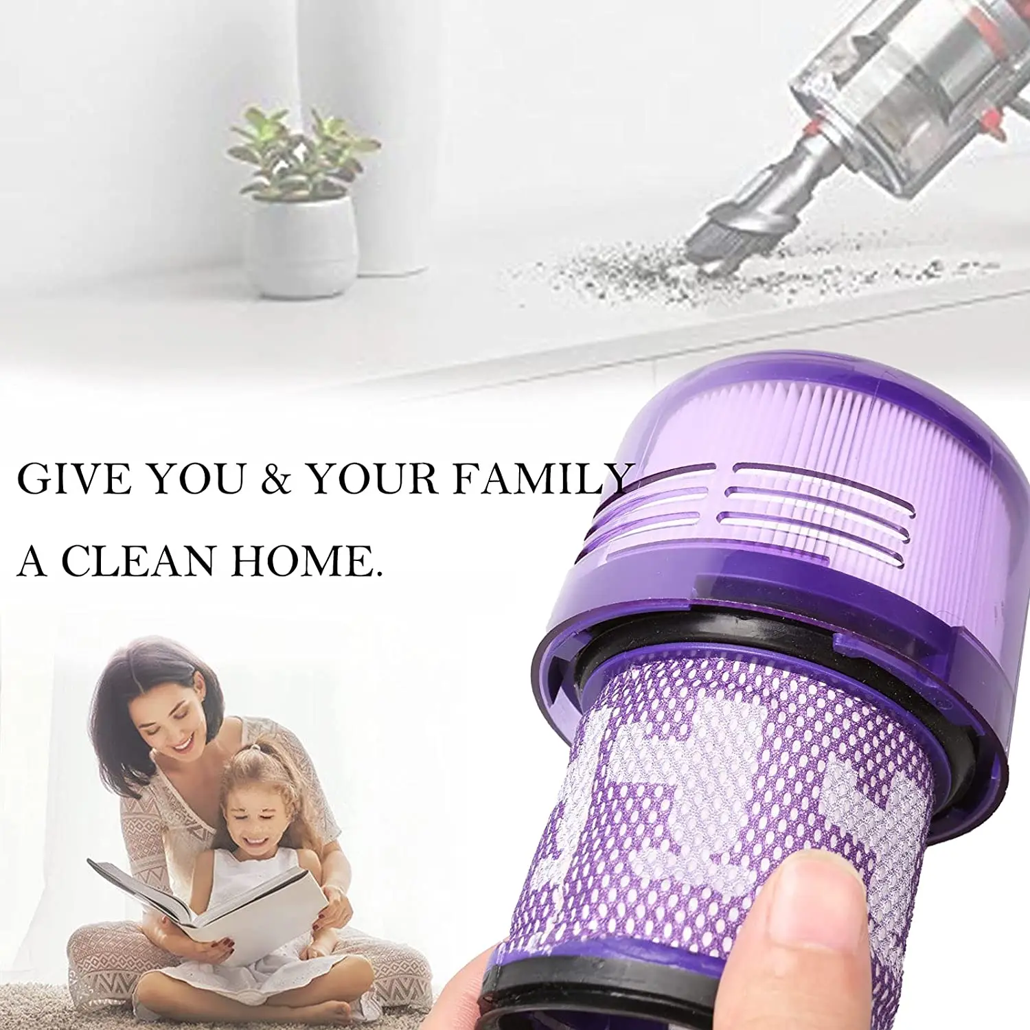 Paquete de A09G-3 filtros de repuesto para aspiradora Dyson V11 V11 Torque Drive V11 Animal aspiradora inalámbrica filtro Hepa