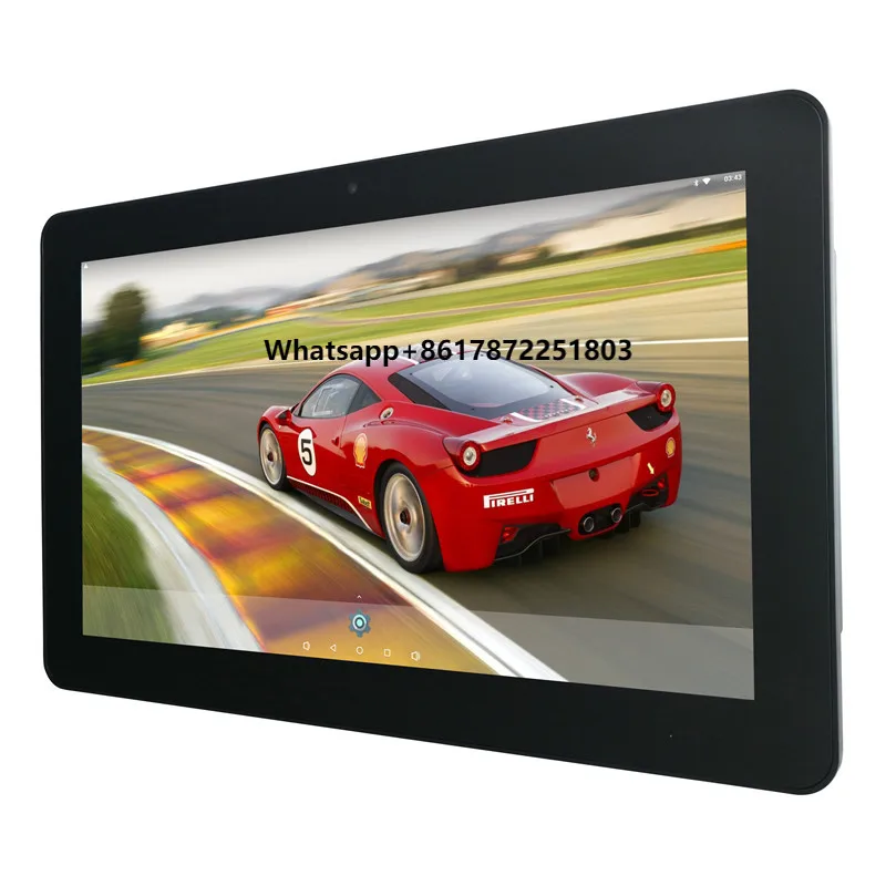 OEM Tablet 14 15 15.6 inch Capacitive Touch Screen Advertising WiFi PoE Power Wall Mount Linux Android Tab