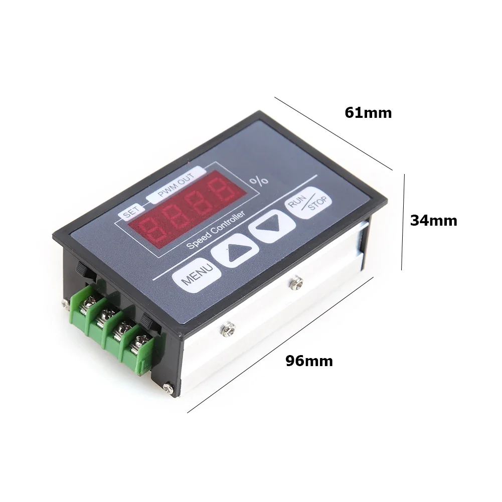 Digital Display DC 6-60V 30A PWM Motor Speed Controller Slow Start Stop Governor